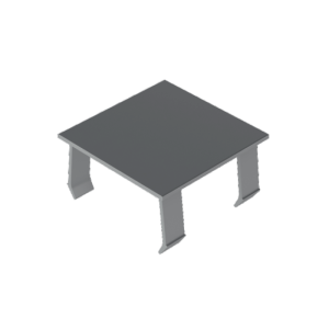 Alu-plug 30×30