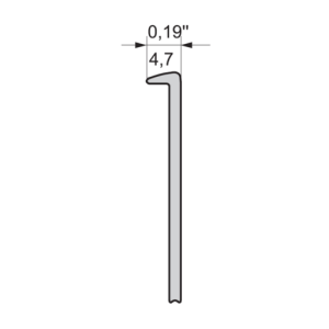 Side slats for worktops 28 mm
