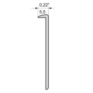 Side slats for worktops 38 mm